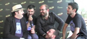 Entrevista a Borja Cobeaga y Carlos Areces con David, Tonet y Aitor en el espacio Keller